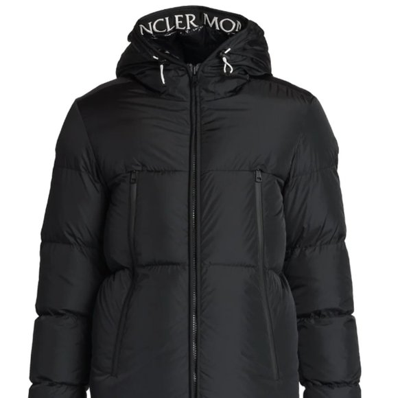 Moncler Moncla Giubbotto Paneled Puffer Jacket - Picture 1 of 9